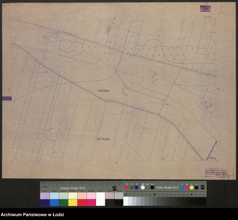 Obraz 1 z jednostki "Plan m. Łodzi 1:2000, odbitki. Sekcja SO 28"
