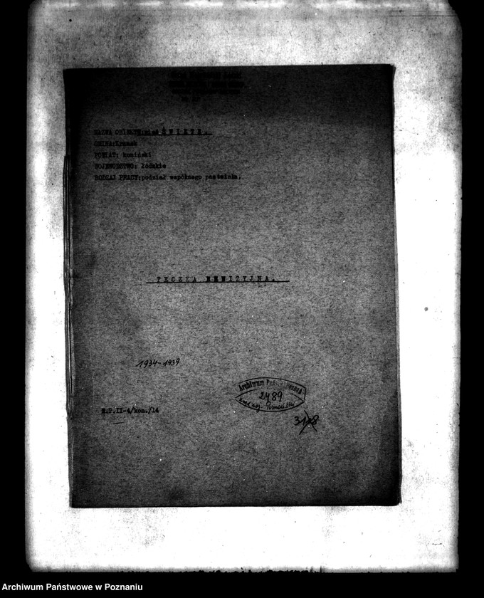 Obraz 4 z jednostki "/Wieś Święte powiatu konińskiego podział wspólnego pastwiska - akta rewizyjne/"