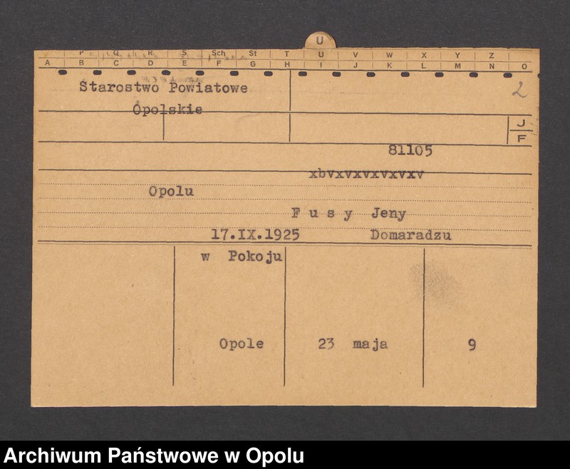 Obraz 4 z jednostki "[Gorek Gertrud, ur. 13.11.1901 r. Rosenberg]"