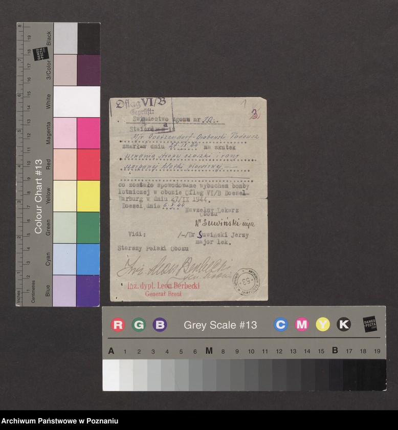 Obraz 4 z jednostki "Materiały dotyczące śmierci Tadeusza Goetzendorf-Grabowskiego w Oflagu VIB w Dössel"