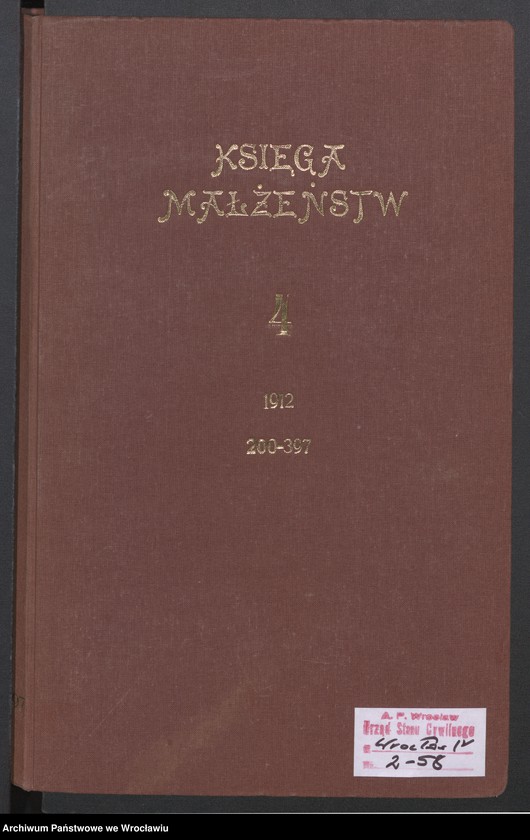 image.from.unit.number "Heirats-Haupt-Register Breslau IV 1912 Band 2"