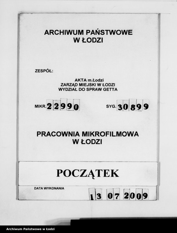 Obraz 1 z jednostki "Warenverwertung. Lager 91. [Aufträge] 5750-5800"