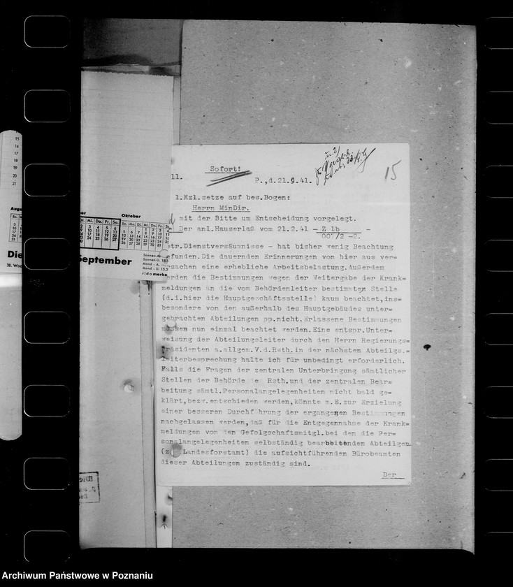 Obraz 20 z jednostki "Einsetzung eines Vertrauensarztes und Errickung eines Sprechzimmers"