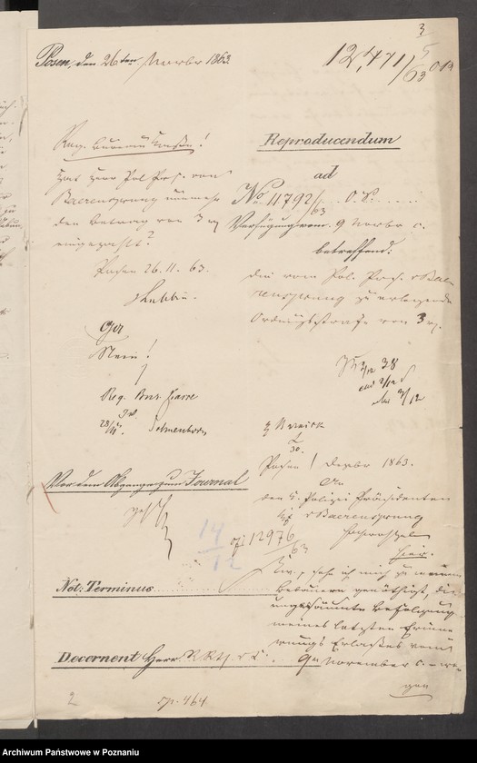 Obraz 10 z jednostki "Der Uebertritt polnischer und diesseitiger Untertanen auf preussisches und jenseitiges Gebiet während der polnischen Insurrektion und die dagegen getroffenen Massnahmen."