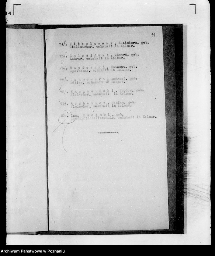 Obraz 15 z jednostki "/Lista Członków Związku Zachodniego w Śmiłowie, Morzewie i Zelgniewie powiatu chodzieskiego/"