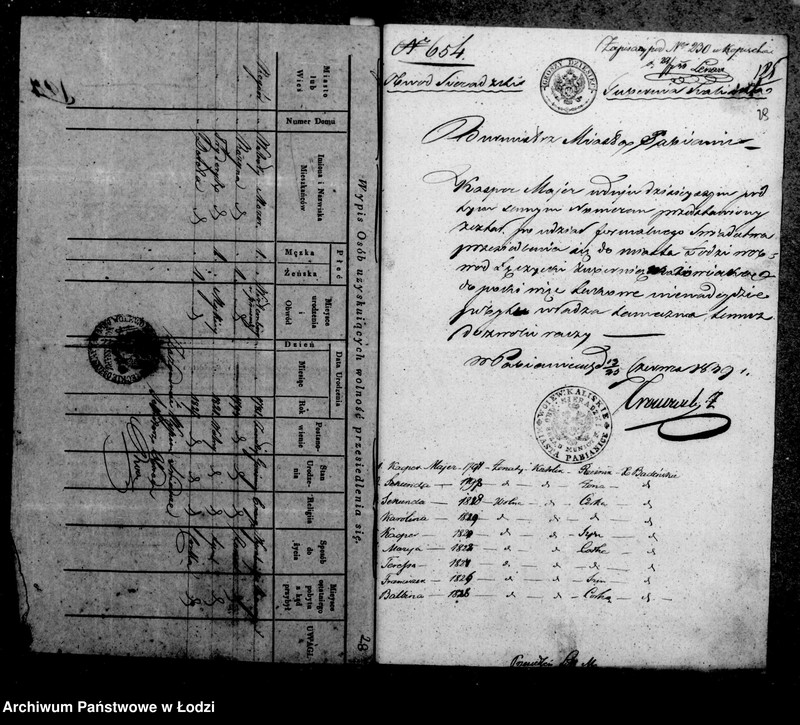 Obraz 19 z jednostki "Akta tyczące się przesiedlenia"