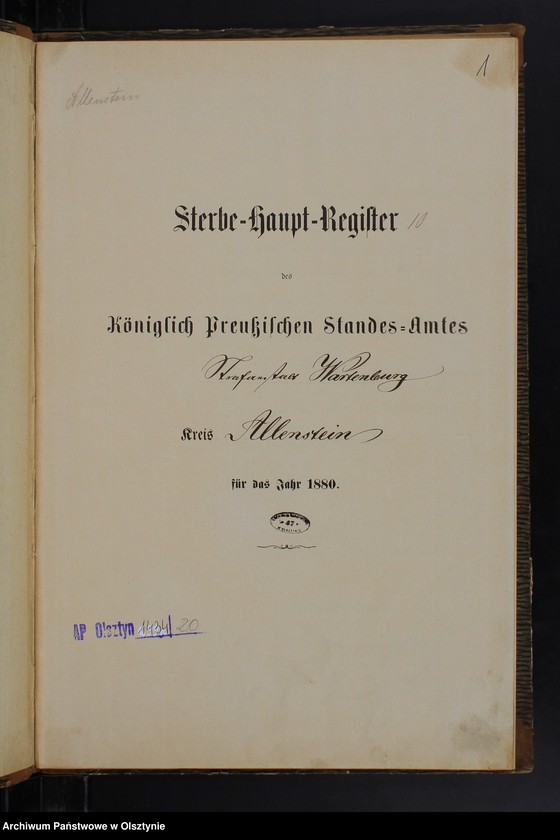 image.from.unit.number "Sterbe-Haupt-Register Nr 1 - 21"