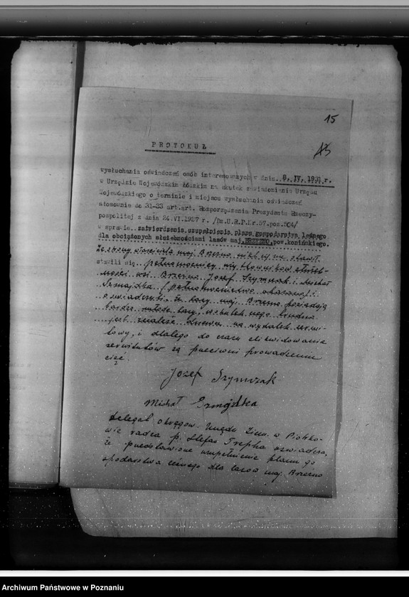 Obraz 19 z jednostki "Lasy majątku Brzeźno powiat koniński"