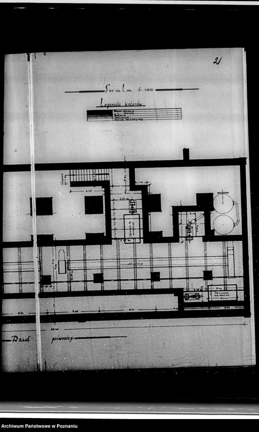 Obraz 6 z jednostki "Rysunek techniczny na ustawienie wirówek, podnośników i przenośników w Cukrowni we Wrześni"