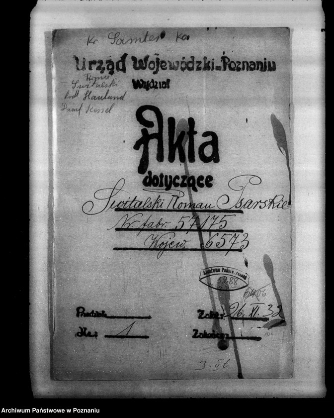 Obraz 4 z jednostki "Gospodarstwo rolne R. Świtalskiego majątek Psarskie powiat szamotulski nr woj. 6573"