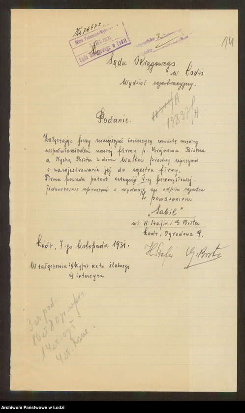 Obraz 16 z jednostki ""Sabil" Chil vel Szafir, Grojnem Bister- wyrób pończoch"