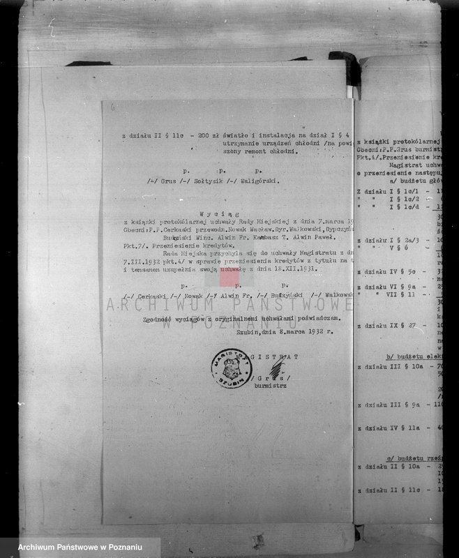 Obraz 9 z jednostki "Budżety i sprawy rachunkowe miasta Szubina"