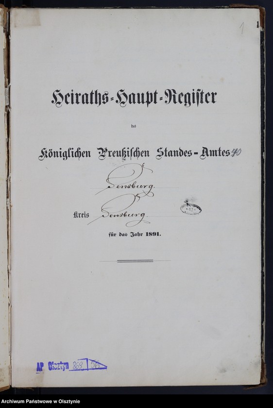 image.from.unit.number "Heiraths-Haupt-Register Nr 1 - 46"