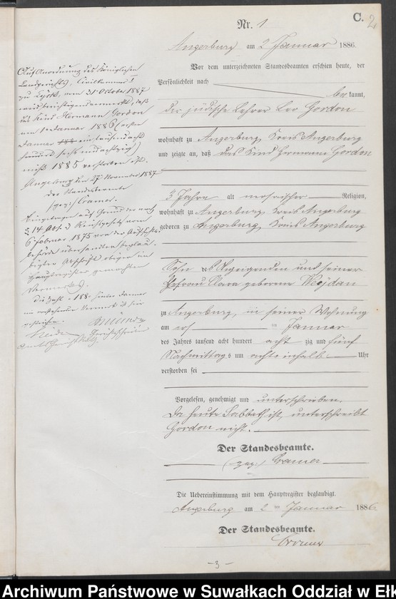 image.from.unit.number "Sterbe-Neben-Register des Preussischen Standes-Amtes Angerburg Kreis Angerburg"