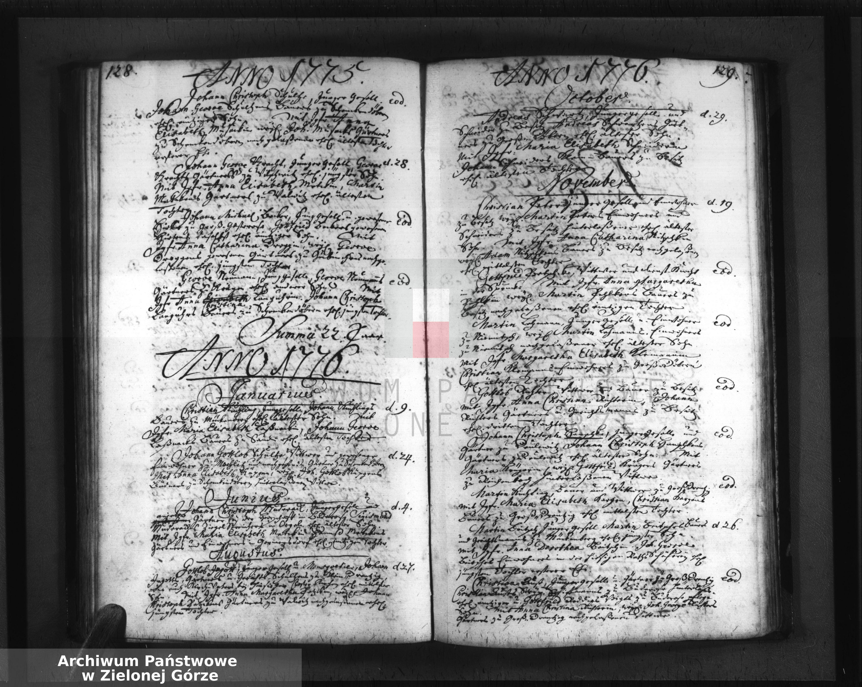 Skan z jednostki: Trauregister von 1737-1801