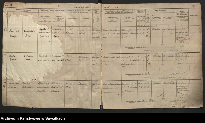 image.from.unit.number "[Księga akt małżeństw parafii rzymskokatolickiej w Puńsku z lat 1918-1921]"