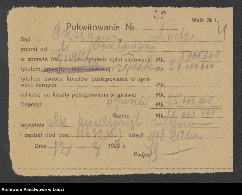 Obraz 6 z jednostki "Uszer- Józef Opatowski- drobna sprzedaż materiałów piśmiennych i galanterii"