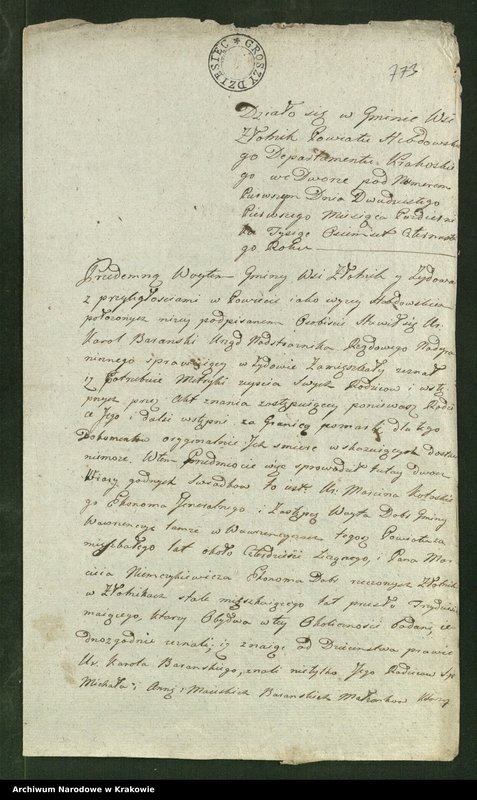 image.from.unit.number "Allegaty do małżeństw parafii Wawrzeńczyce"
