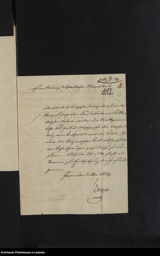 image.from.unit.number "[Die Prozesssache des Dominiums Reisen gegen die Stadtkommune und den Kgl. Fiskus wegen Ablosung der sogenannten Walz und Rustmühlenreparaturgelder]"