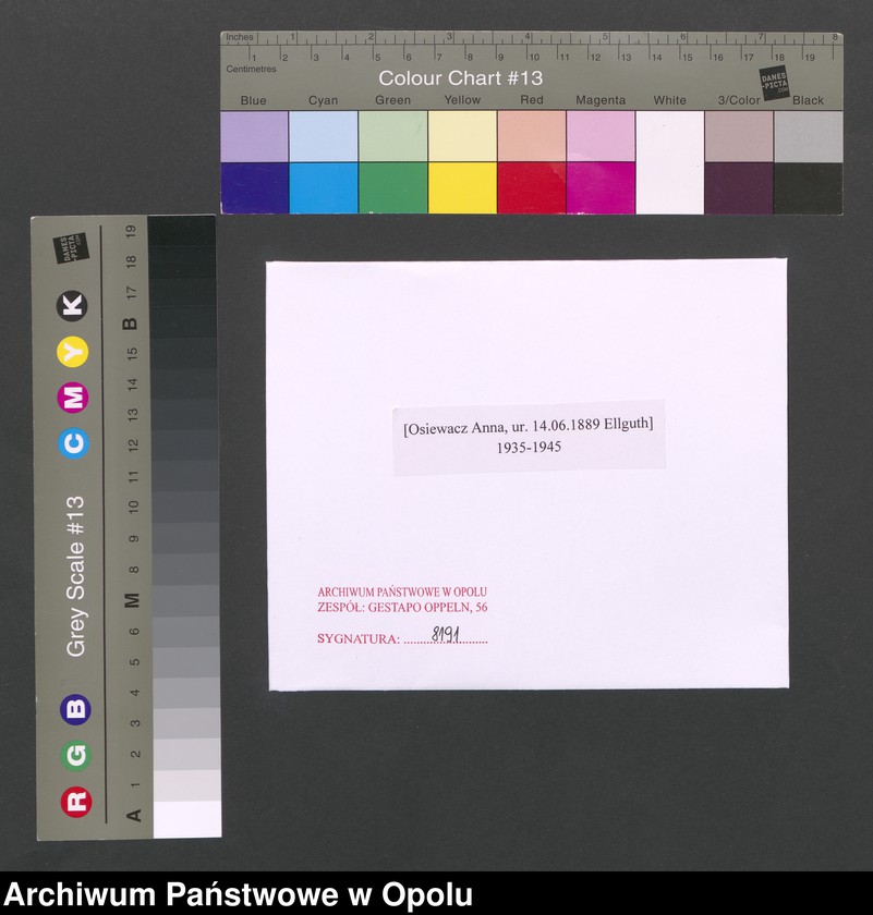 Obraz 2 z jednostki "[Osiewacz Anna, ur. 14.06.1889 Ellguth]"