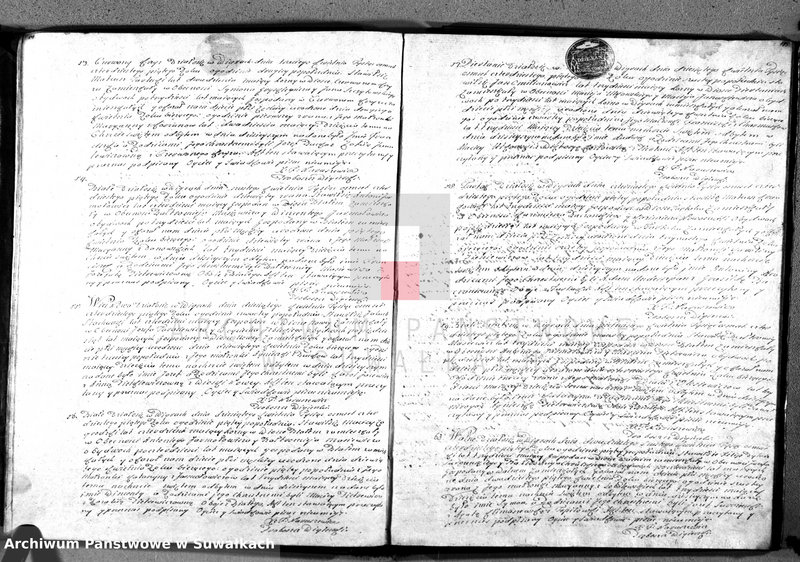 image.from.unit.number "Księga duplikat akt urodzonych, zaślubionych i zgonów w parafii wigierskiej"