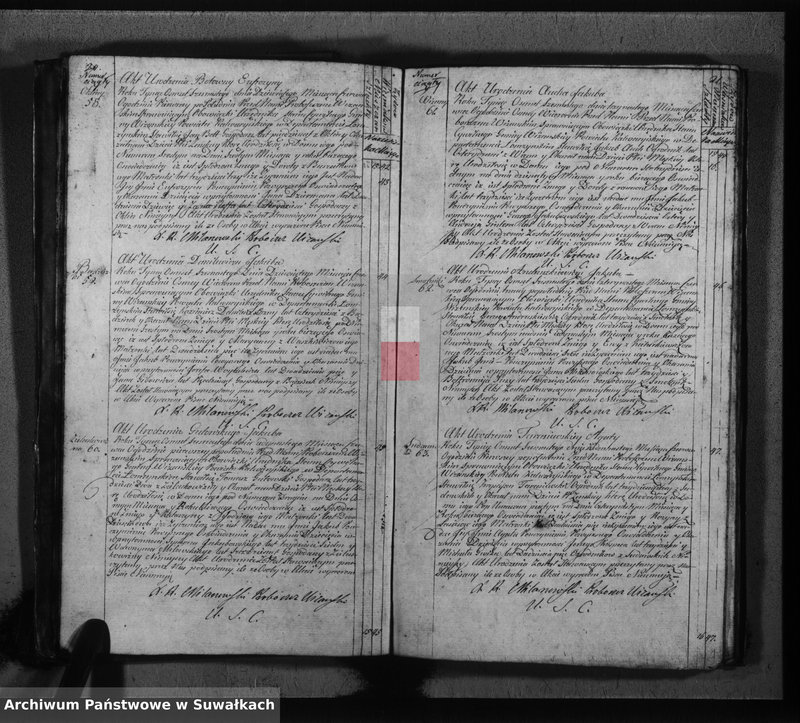 image.from.unit.number "Akta urodzonych gminy wiżańskiey powiatu kalwaryjskiego w departamencie łomżyńskim od dnia 1-go miesiąca stycznia do dnia ostatniego miesiąca grudnia 1816 roku"