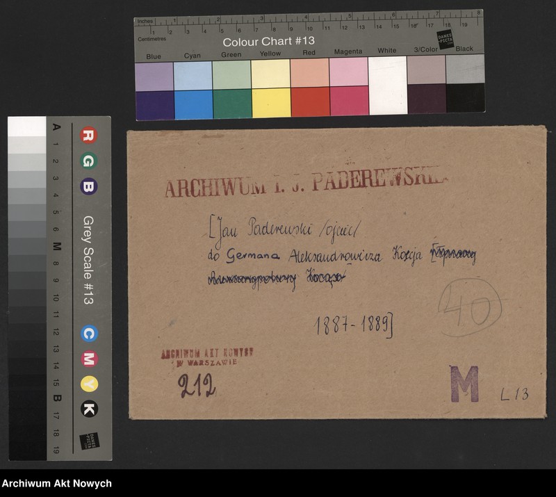 image.from.unit.number "Paderewski Jan (ojciec) do Germana Aleksandrowicza Koscia; L.13"