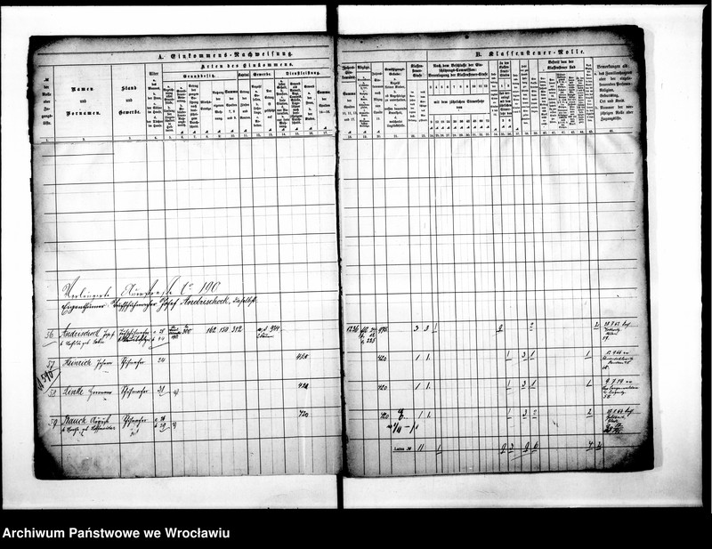image.from.unit.number "Klassensteuerolle nebst Einkommens Nachweisung"