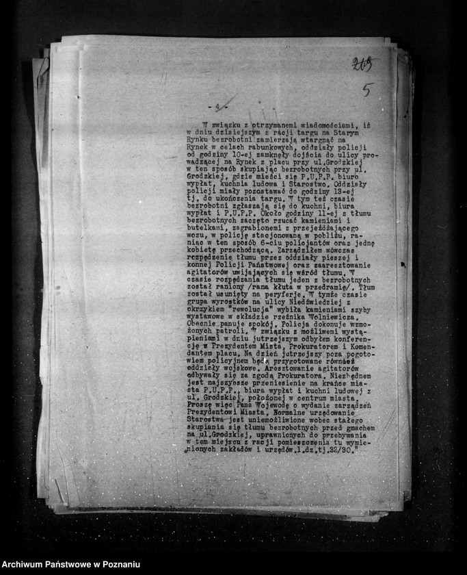 Obraz 9 z jednostki "Sprawozdania sytuacyjne tygodniowe za czas od 1 marca do dnia 28 marca 1930 r. /nr 18-21/"