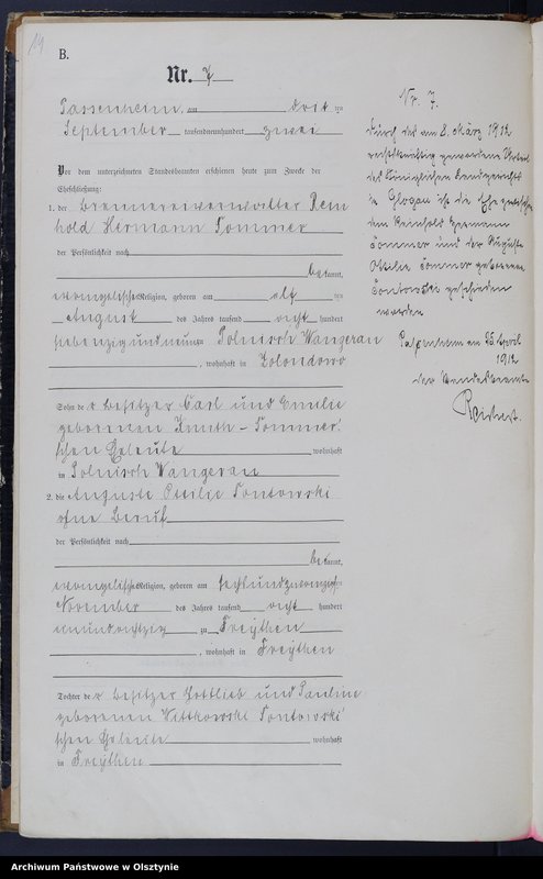 image.from.unit.number "Heiraths-Haupt-Register Nr 1 - 15"