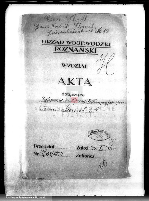 image.from.unit.number "Zatwierdzenie zakładu przemysłowego /kotłowni przy fabryce opon/ Firma Stomil S.A."