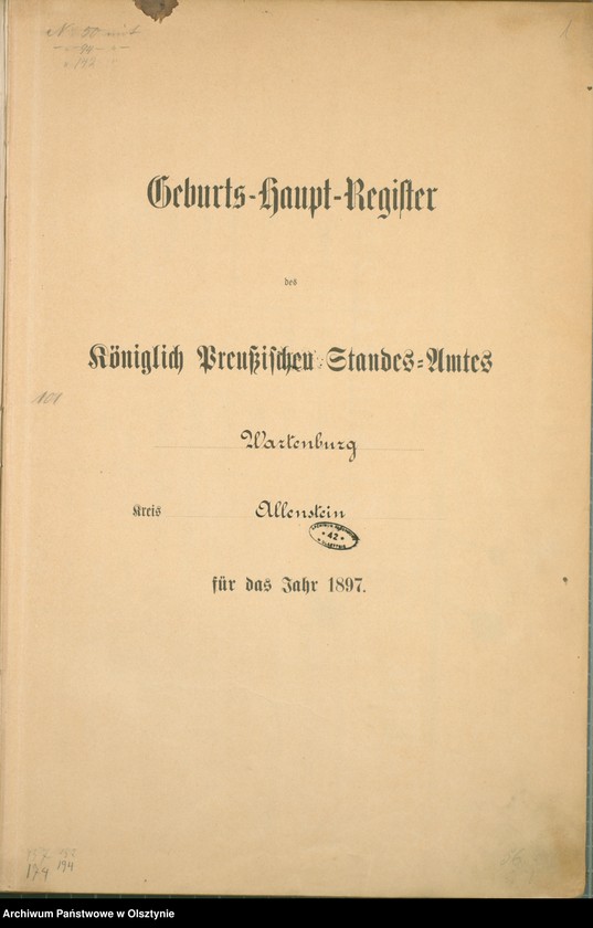 image.from.unit.number "Geburts-Haupt-Register Nr 1 - 194"