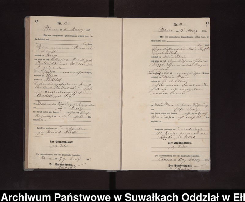 image.from.unit.number "Sterbe-Neben-Register des Preussischen Standes-Amtes Rhein Kreis Loetzen"