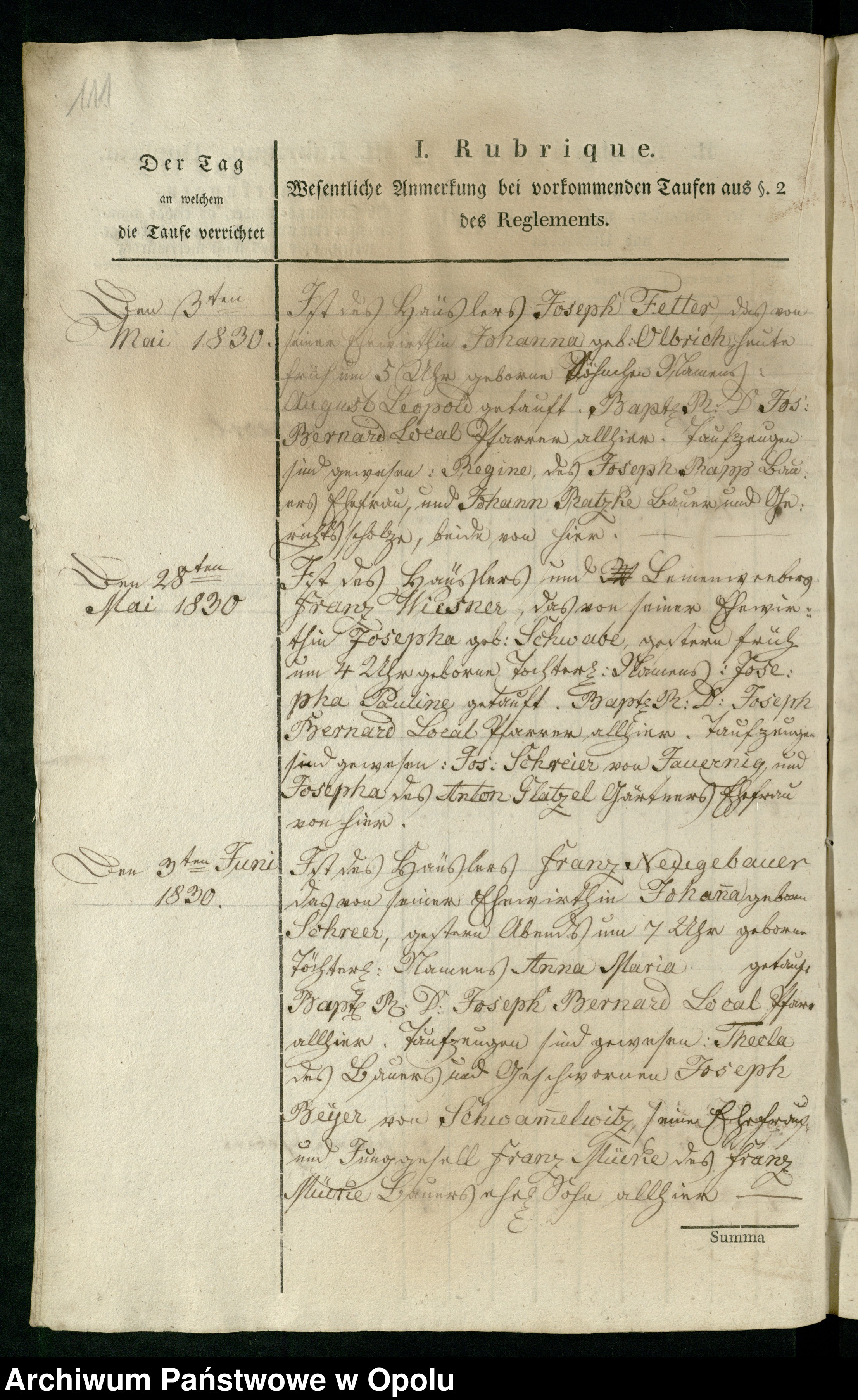 Skan z jednostki: Kirchenbuchduplikate der Pfarrei Heinersdorf Geburten, Heirat- und Sterberegister 1827-1832, 1836-1839