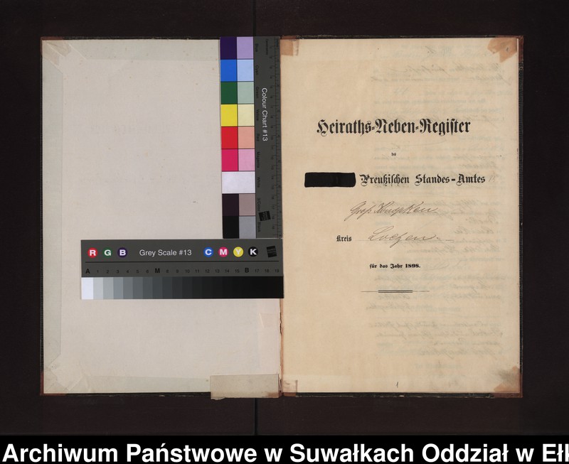 image.from.unit.number "Heiraths-Neben-Register des Preussischen Standes-Amtes Gross Konopken Kreis Loetzen"