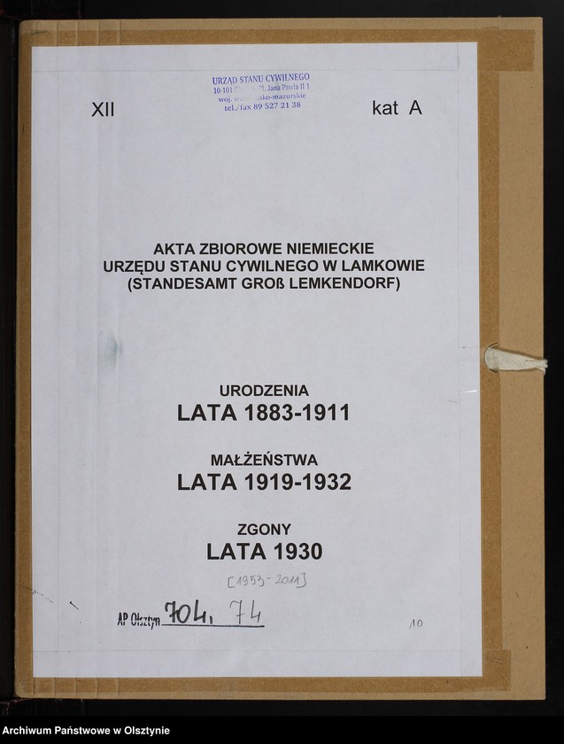 image.from.unit.number "Akta zbiorcze [urodzenia 1883-1911, małżeństwa 1919-1932, zgony 1930]"