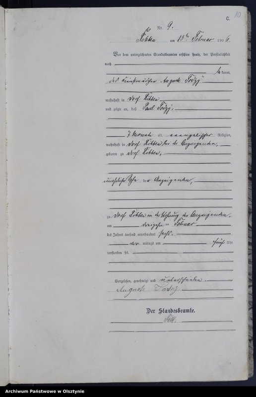 image.from.unit.number "Sterbe-Haupt-Register Nr 1 - 74"