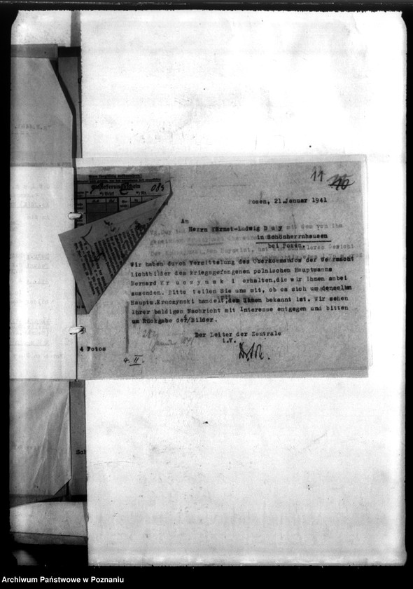 Obraz 16 z jednostki "Poszukiwanie kapitana B. Kruszyńskiego w celu ukarania go za rzekome wystąpienia przeciw Niemcom"