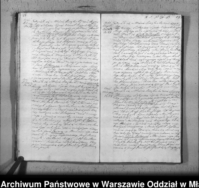 Obraz 19 z jednostki "Akta urodzin, małżeństw i zgonów"