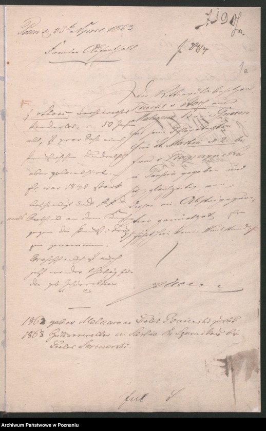 Obraz 5 z jednostki "A. betr. den Rittergutsbesitzer Theophil von Stoss"