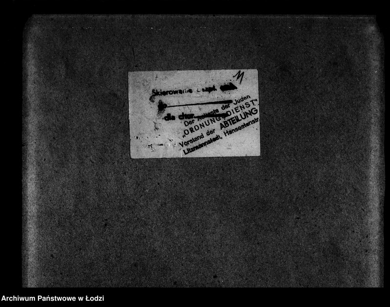 Obraz 14 z jednostki "I Ordnungsdienst [Zasiłki chorobowe dla pracowników wydziału, listy pracowników, zaświadczenia lekarskie]"