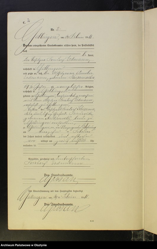image.from.unit.number "Sterbe-Neben-Register Nr 1 - 40 [ Księga zgonów - wtóropis ]"