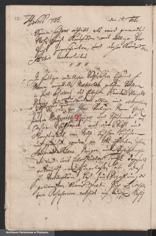 image.from.unit.number "Ratsprotokoll; język niemiecki, polski"