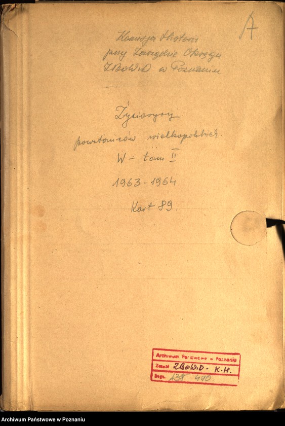 Obraz 7 z jednostki "Życiorysy powstańców wielkopolskich: W - tom ll /Walkowiak Jan - Wawrzynkowski Franciszek/."