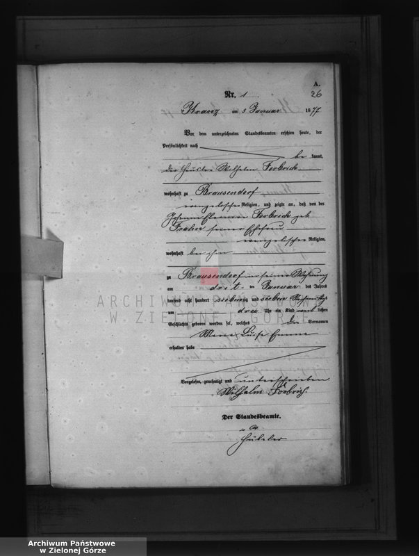 Obraz z jednostki "Geburts-Haupt-Register"