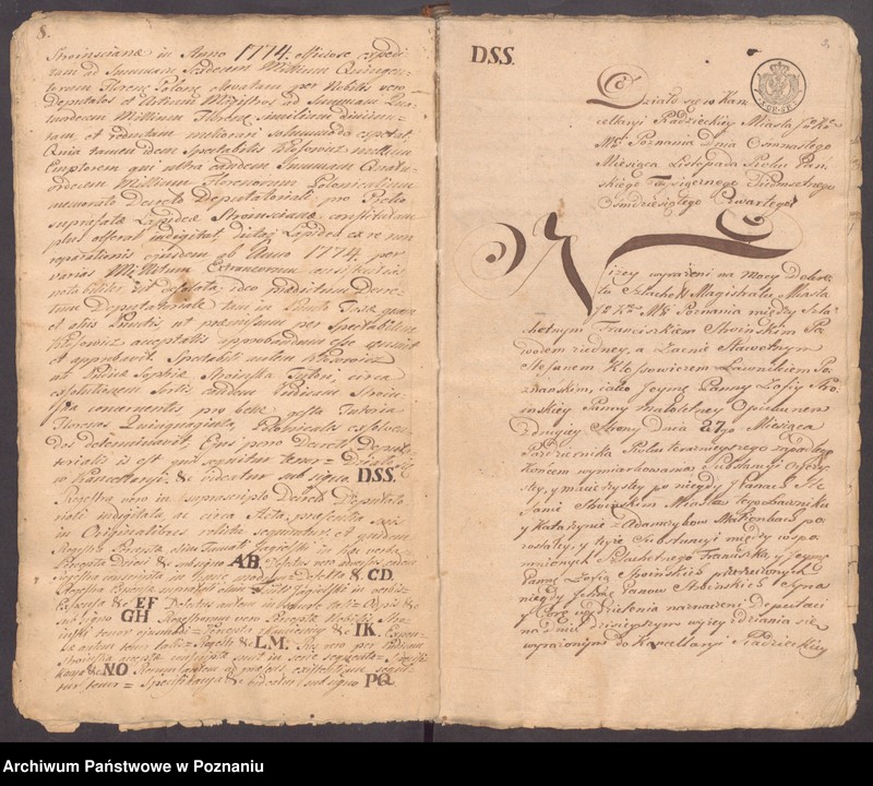 image.from.unit.number "Prothocollum officii consularis civitatis Posnaniae."