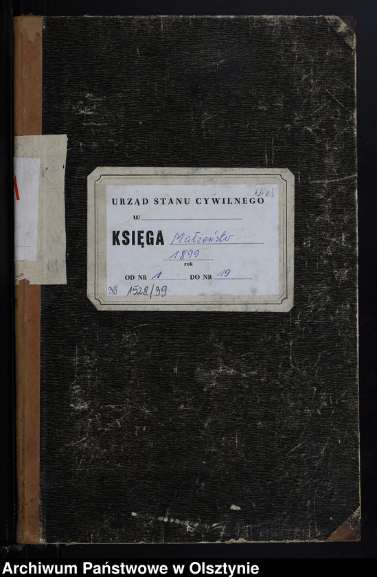 image.from.unit.number "Heiraths-Neben-Register Nr 1 - 19"