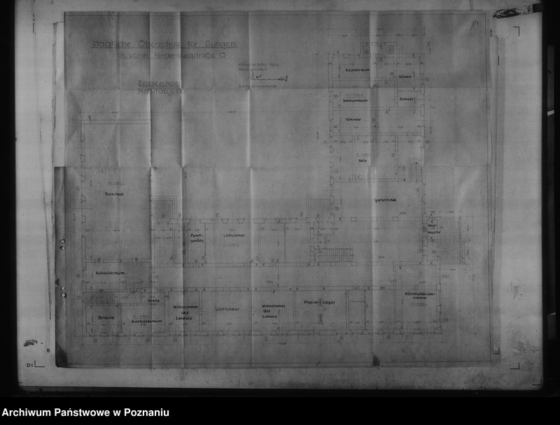 Obraz 17 z jednostki "Lagepläne verschiedener Schulgebäude"
