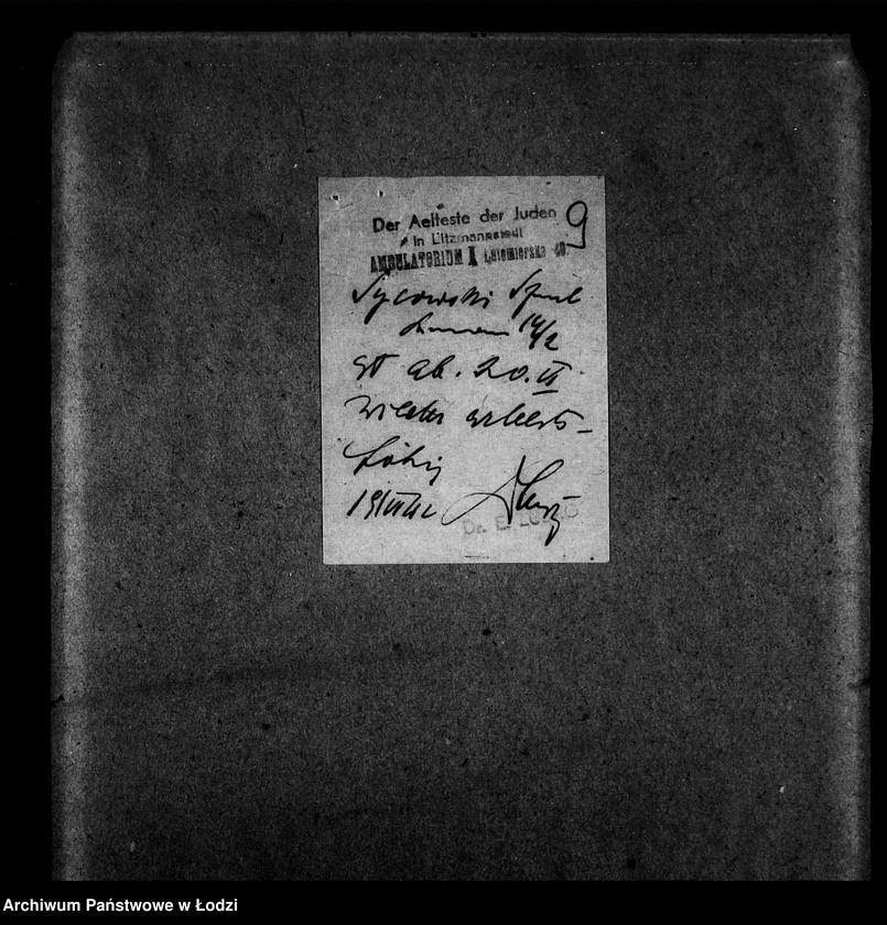 Obraz 12 z jednostki "Gerberei Abteilung [Zasiłki chorobowe dla pracowników wydziału, zaświadczenia lekarskie, listy pracowników]"