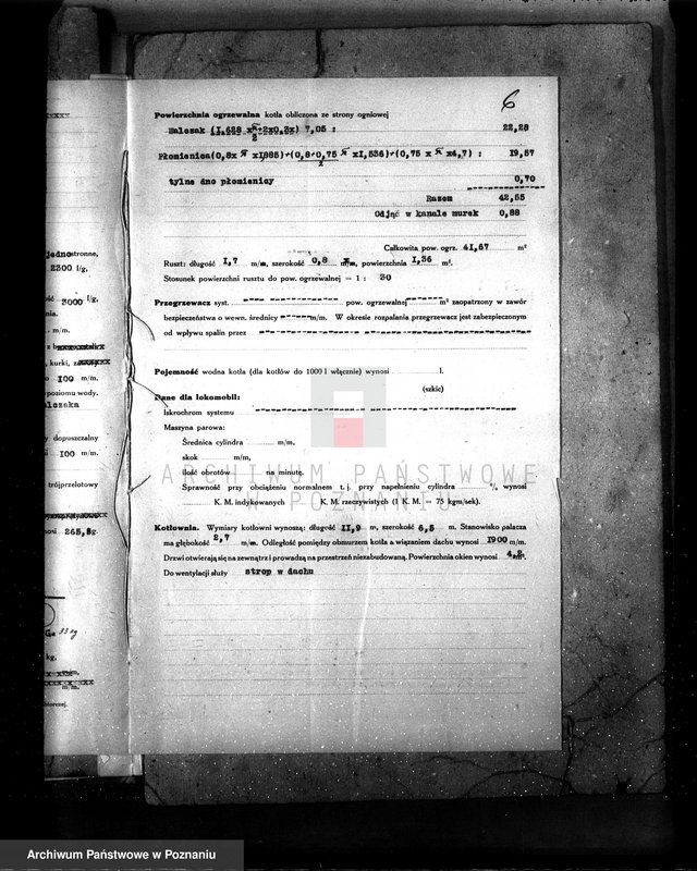 Obraz 12 z jednostki "Gorzelnia w Noskowie pow. jarociński /Fischer von Mollard/ nr woj. kotła 4785"